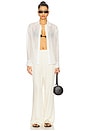 view 5 of 5 The Sheer Silk Shirt in White