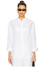 view 2 of 5 The Linen Everything Shirt in White