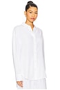 view 3 of 5 The Linen Everything Shirt in White