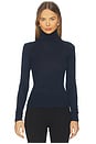 view 1 of 4 BLUSA GOLA ALTA DE CAXEMIRA in Navy