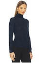 view 2 of 4 BLUSA GOLA ALTA DE CAXEMIRA in Navy