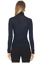 view 3 of 4 BLUSA GOLA ALTA DE CAXEMIRA in Navy