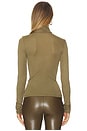 view 3 of 4 The Cashmere Turtleneck in Olive
