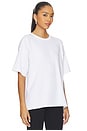 view 2 of 4 T-SHIRT OVERSIZED in White