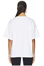 view 3 of 4 T-SHIRT OVERSIZED in White