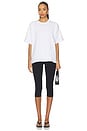 view 4 of 4 T-SHIRT OVERSIZED in White