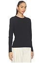 view 2 of 4 The Long Sleeve Perfect Tee in Black