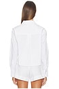 view 3 of 4 CAMISA CROPPED EVERYTHING in White