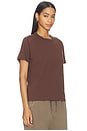 view 2 of 4 The Iconically Soft Perfect Tee in Chocolate
