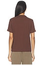 view 3 of 4 The Iconically Soft Perfect Tee in Chocolate