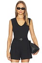 view 1 of 4 The V-neck Tank in Black