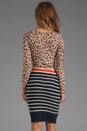 view 4 of 6 Thin Wool Leopard Dress en Leopard/Black/Viva in Leopard & Black & Viva