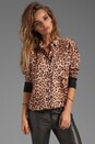 view 1 of 4 Wild Dots Printed Blouse en Leopard/Babe in Leopard & Babe