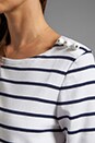 view 5 of 6 Tee Stripe Shirt in Blanc & Encre