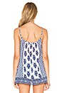 view 3 of 4 CAMISETA TIRANTES SPARKLE in Porcelain & Atlantic Blue