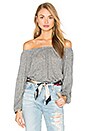 view 1 of 4 Bahati Top in Medium Heather Grey