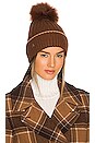 view 1 of 3 Ciel Beanie in Chestnut & Toffee
