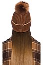 view 2 of 3 Ciel Beanie in Chestnut & Toffee