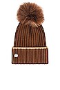 view 3 of 3 Ciel Beanie in Chestnut & Toffee