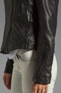 view 6 of 6 Glenna Leather Jacket in Black