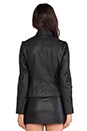 view 4 of 5 Dree Leather Moto Jacket in Black