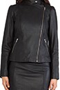 view 5 of 5 Dree Leather Moto Jacket in Black