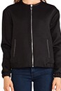view 5 of 5 Kara Bomber Jacket in Black