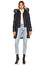 view 3 of 6 Christy Puffer Jacket With Fur Trim in Lapis