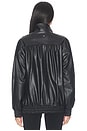 view 5 of 5 MIU  レザージャケット in Black