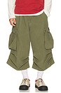view 1 of 6 Oversized Cargo Shorts in Green