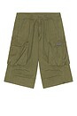 view 7 of 6 Oversized Cargo Shorts in Green