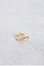 view 1 of 4 Twisted Dash Ring in Gold