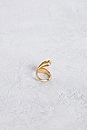 view 3 of 4 Twisted Dash Ring in Gold
