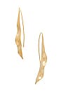 view 1 of 3 Bidu Wave Threader Earrings in Gold