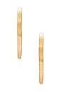view 3 of 3 Tiriko Midi Drip Hoop Earrings in Gold