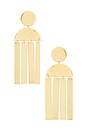 view 1 of 2 Maxi Cala Earrings in Gold