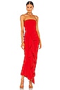 view 1 of 3 VESTIDO THALIA in Red