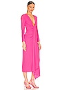 view 2 of 3 Lorena Midi Dress in Hot Pink