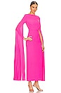 view 2 of 3 ROBE MAXI GRACE in Hot Pink