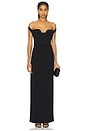 view 1 of 3 Serina Maxi Dress in Black