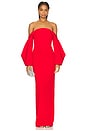 view 1 of 3 MAXIVESTIDO LOTTA in Red