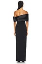 view 4 of 4 ROBE MAXI ALEXIS in Black