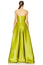 view 3 of 3 Trina Mini Dress in Chartreuse