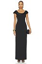 view 1 of 3 MAXIVESTIDO ADELE in Black