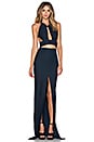 view 1 of 3 Ferrara Maxi Dress in Black & Blue