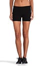view 1 of 6 Fold Over Yoga Shorts in Black