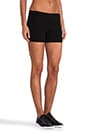 view 2 of 6 Fold Over Yoga Shorts in Black