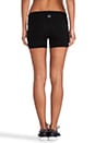 view 3 of 6 Fold Over Yoga Shorts in Black