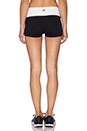 view 3 of 6 Eclon Hot Yoga Contrast Short en Black/White in Black & White