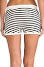 view 6 of 7 Stripe Thermal Booty Short in Polar